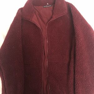 brandy melville puffer/bear jacket